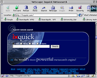 Ixquick page